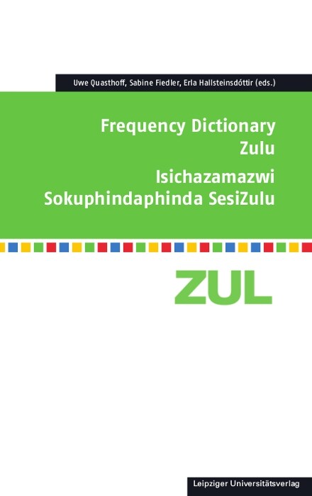 Frequency Dictionary Zulu, m. 1 CD-ROM (Paperback)