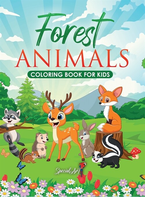 Forest Animals - Coloring Book for Kids (Hardcover)
