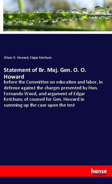Statement of Br. Maj. Gen. O. O. Howard (Paperback)