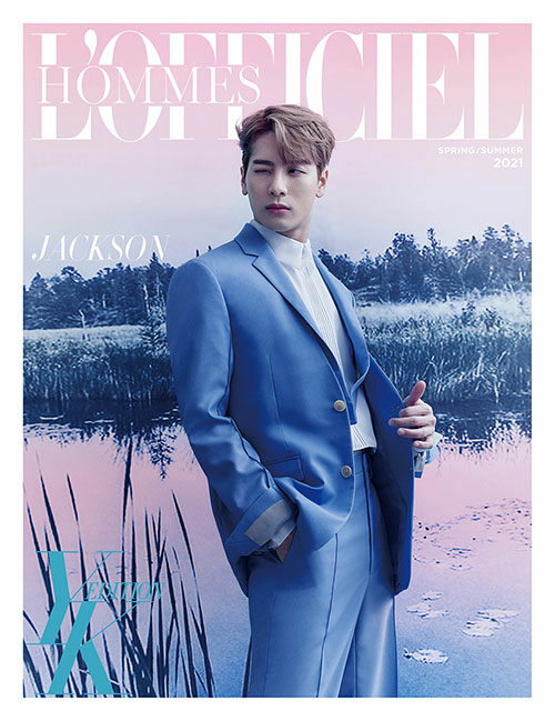 [중고] 로피시엘 옴므 YK에디션 L‘officiel Hommes B형 2021 봄.여름호 (표지 : 갓세븐 잭슨)