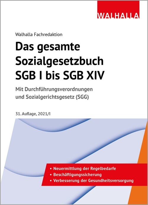 Das gesamte Sozialgesetzbuch SGB I bis SGB XIV (Hardcover)