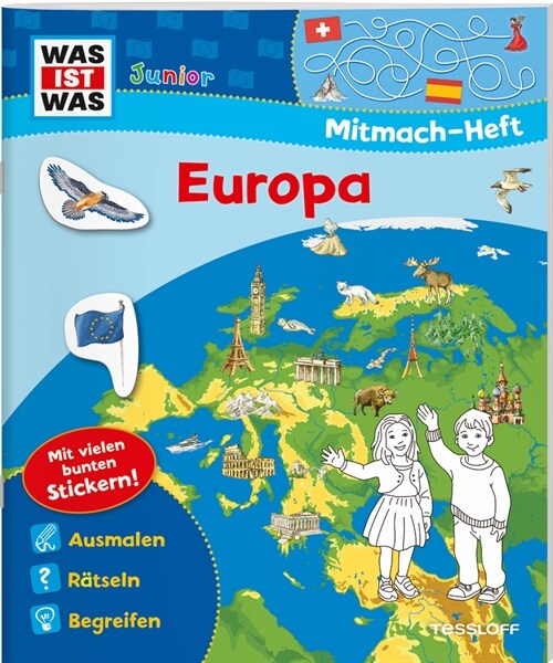 WAS IST WAS Junior Mitmach-Heft. Europa. (Paperback)