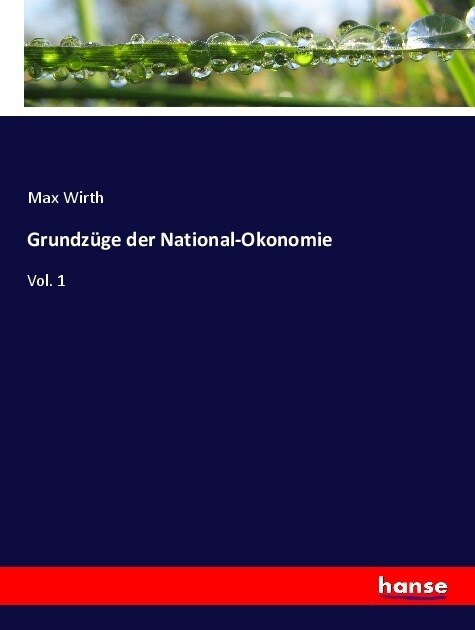 Grundzuge der National-Okonomie (Paperback)