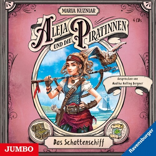 Aleja und die Piratinnen. Das Schattenschiff, 4 Audio-CD (CD-Audio)