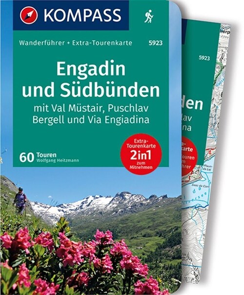 KOMPASS Wanderfuhrer Engadin und Sudbunden (Paperback)