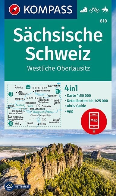 KV WK 810 Sachsische Schweiz (Sheet Map)