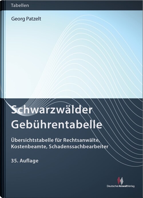 Schwarzwalder Gebuhrentabelle (Paperback)