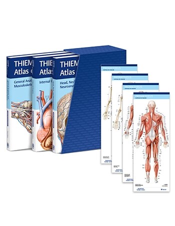 THIEME Atlas of Anatomy, Latin Nomenclature, Three Volume Set, Third Edition (Hardcover)