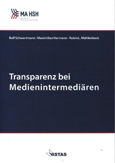 Transparenz bei Medienintermediaren (Paperback)