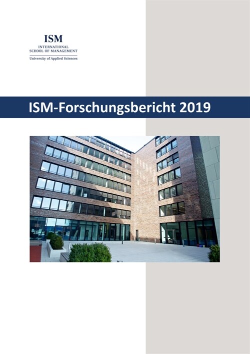 ISM-Forschungsbericht 2019 (Book)