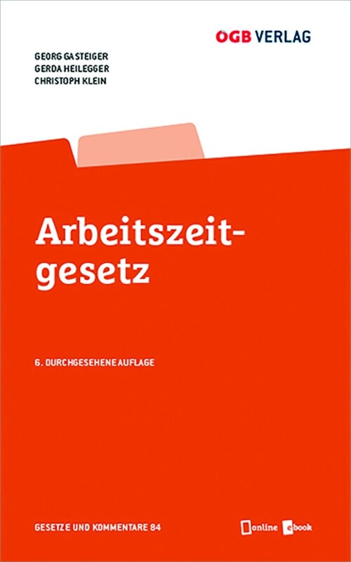 Arbeitszeitgesetz, m. 1 E-Book, m. 1 Online-Zugang (Hardcover)