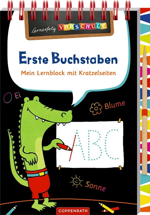 Erste Buchstaben, m. Kratzelstift (Paperback)