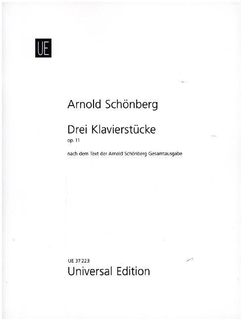 3 Klavierstucke (Sheet Music)