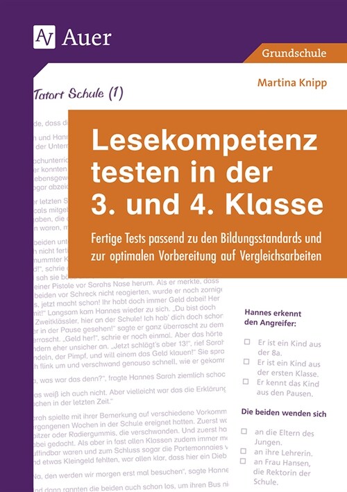 Lesekompetenz testen in der 3. und 4. Klasse (Pamphlet)