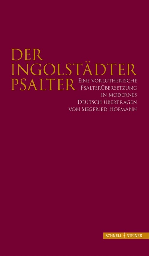 Der Ingolstadter Psalter (Hardcover)