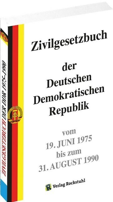 Zivilgesetzbuch der DDR 1975-1990 (Paperback)