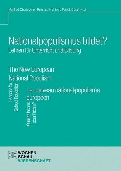 Nationalpopulismus bildet Lehren fur Unterricht und Bildung (Book)