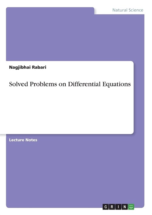 Solved Problems on Differential Equations (Paperback)
