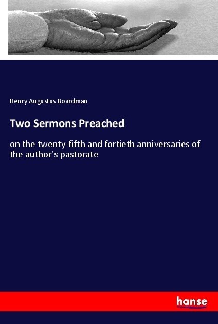 Two Sermons Preached (Paperback)