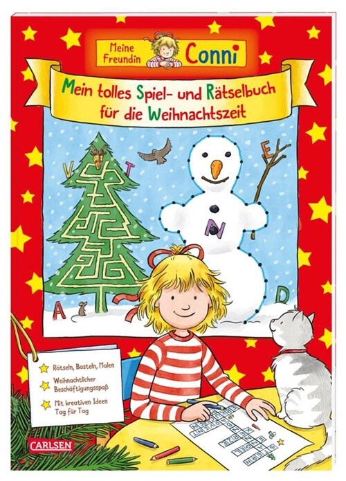Meine Freundin Conni: Mein tolles Spiel- und Ratselbuch fur die Weihnachtszeit (Paperback)