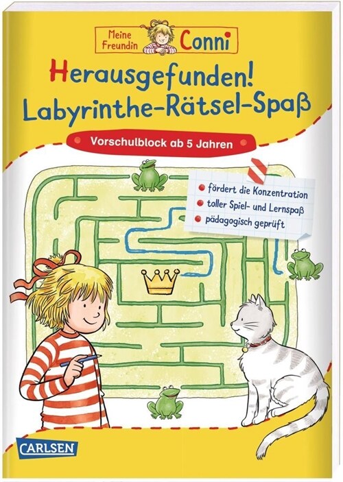 Meine Freundin Conni: Herausgefunden! Labyrinthe-Ratsel-Spaß (Paperback)