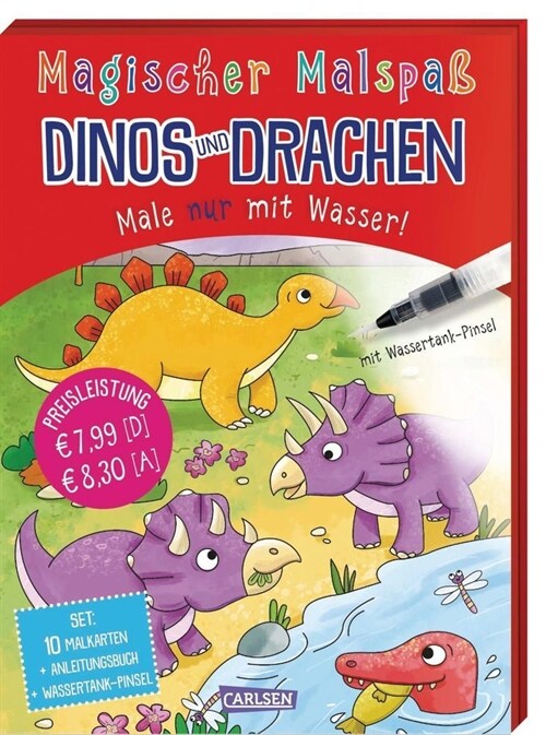 Magischer Malspaß: Dinos und Drachen (Paperback)