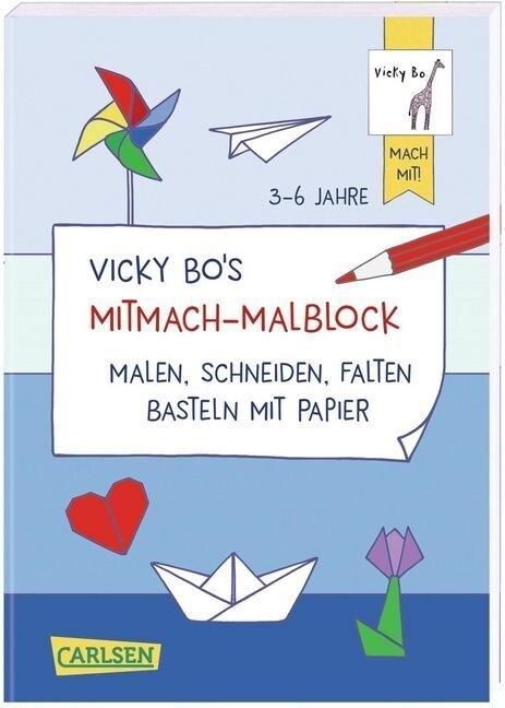 Vicky Bos Mitmach-Malblock Papier (Paperback)