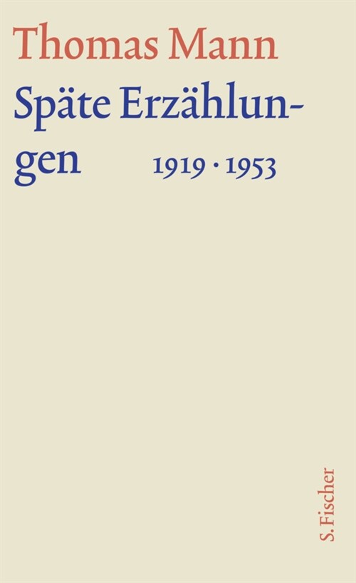 Spate Erzahlungen 1919-1953 (Hardcover)