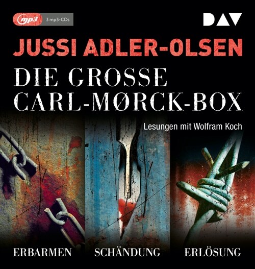 Die große Carl-Morck-Box. Box.1, 3 Audio-CD, MP3 (CD-Audio)