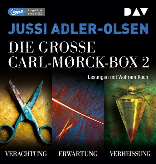 Die große Carl-Morck-Box. Box.2, 6 Audio-CD, MP3 (CD-Audio)