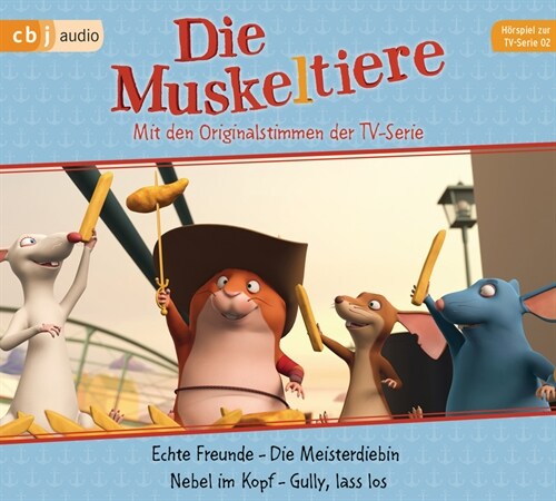 Die Muskeltiere - Horspiel zur TV-Serie 02, 1 Audio-CD (CD-Audio)