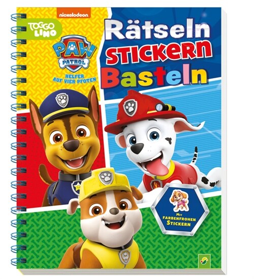 Paw Patrol Ratseln, Stickern, Basteln (Paperback)