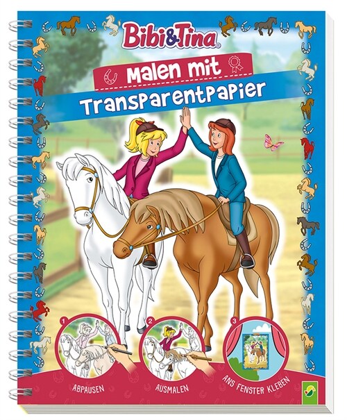 Bibi & Tina - Malen mit Transparentpapier (Paperback)