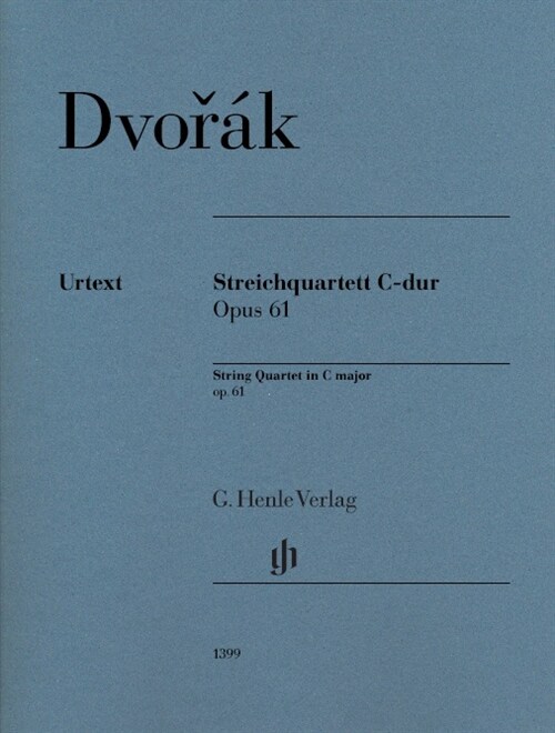 Dvorak, Antonin - Streichquartett C-dur op. 61 (Sheet Music)