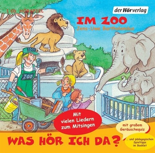 Was hor ich da, Im Zoo, Audio-CD (CD-Audio)