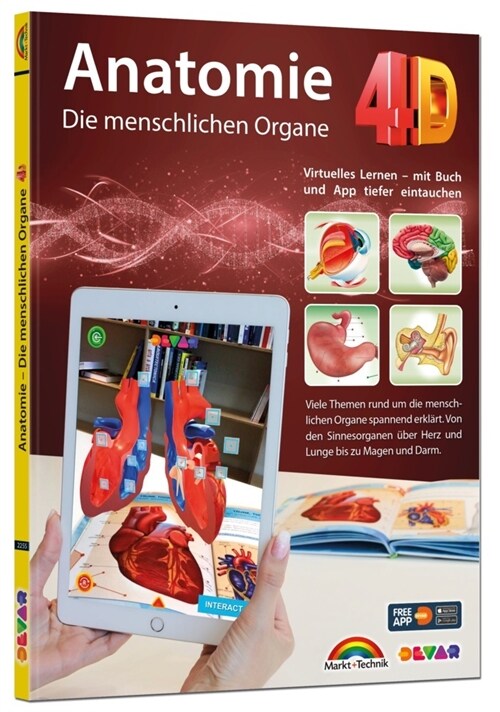 Anatomie 4D - Die menschlichen Organe (Hardcover)