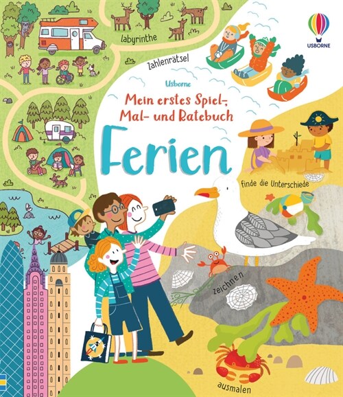 Mein erstes Spiel-, Mal- und Ratebuch: Ferien (Paperback)