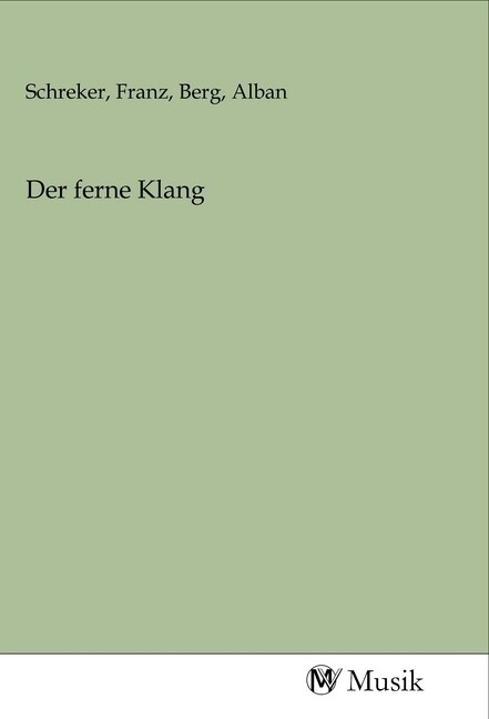 Der ferne Klang (Paperback)