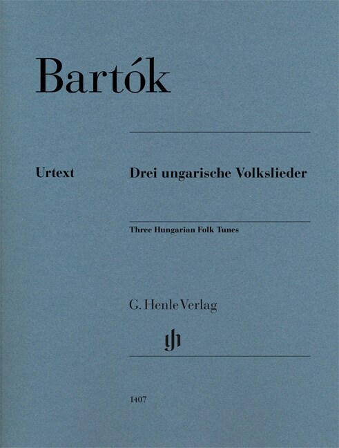 Bartok, Bela - Drei ungarische Volkslieder (Paperback)