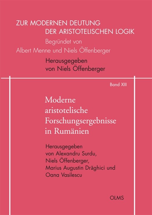 Moderne aristotelische Forschungsergebnisse in Rumanien (Paperback)
