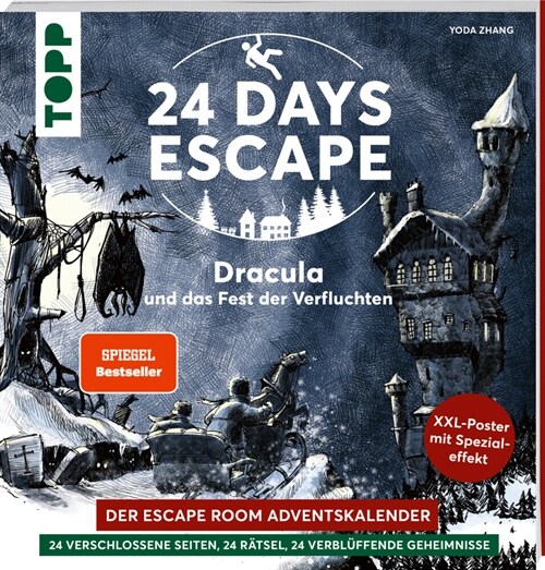 24 DAYS ESCAPE - Der Escape Room Adventskalender: Dracula und das Fest der Verfluchten (Hardcover)