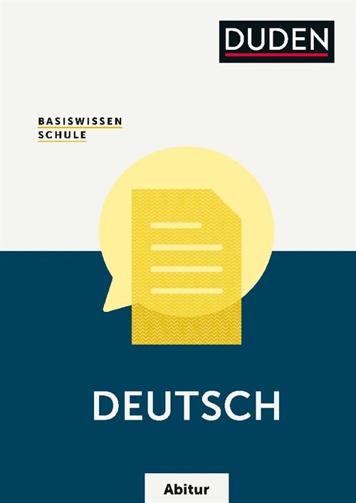 Basiswissen Schule - Deutsch Abitur (Paperback)