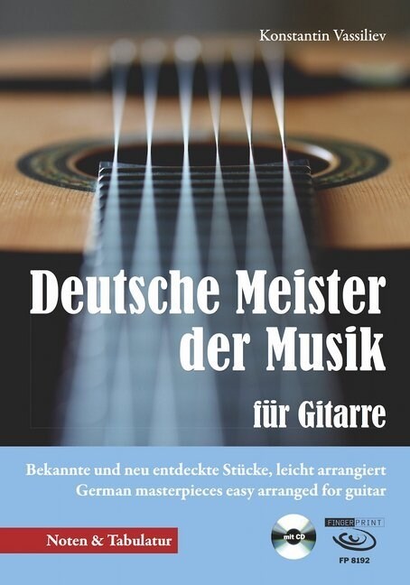 Deutsche Meister der Musik fur Gitarre, m. 1 Audio-CD (Sheet Music)