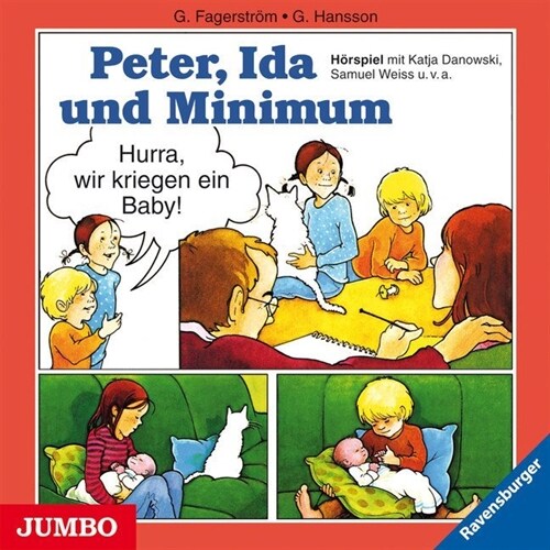 Peter, Ida und Minimum - Hurra, wir kriegen ein Baby!, 1 Audio-CD (CD-Audio)