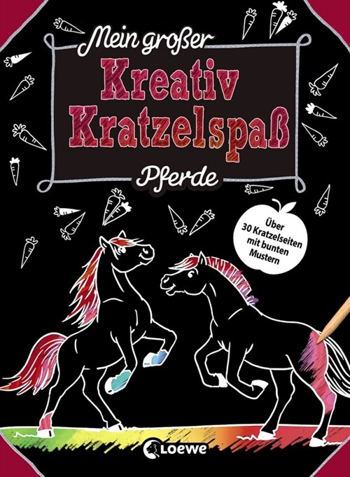 Mein großer Kreativ-Kratzelspaß: Pferde (Paperback)