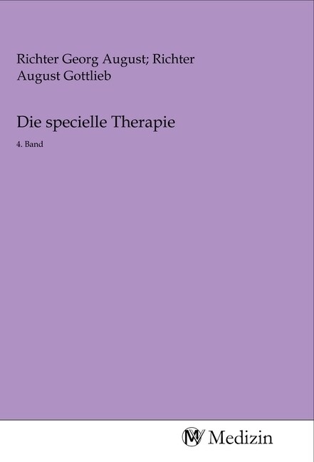 Die specielle Therapie (Paperback)