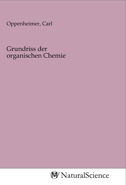 Grundriss der organischen Chemie (Paperback)