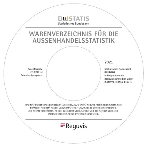 Warenverzeichnis fur die Außenhandelsstatistik - Ausgabe 2021, CD-ROM (CD-ROM)