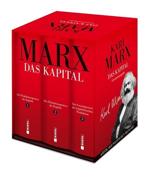 Karl Marx: Das Kapital (Vollstandige Gesamtausgabe), 3 Teile (Hardcover)