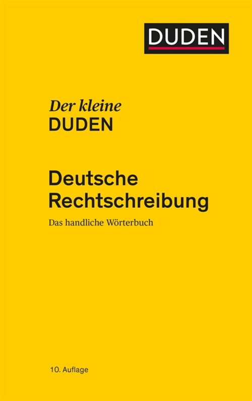 Der kleine Duden - Deutsche Rechtschreibung (Hardcover)